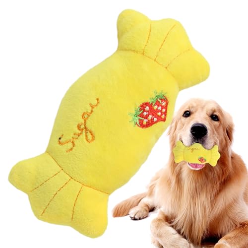 Opilroyn Quietschspielzeug für Hunde - Süßigkeitenförmiges Katzenplüsch, Welpen-Beißspielzeug | Haustier-Kau-Reinigung, Hundetraining weiche Indoor-Kauspielzeuge für Katzen und Hunde, interaktives Opilroyn Quietschspielzeug für Hunde - Süßigkeitenförmiges Katzenplüsch, Welpen-Beißspielzeug | Haustier-Kau-Reinigung, Hundetraining weiche Indoor-Kauspielzeuge für Katzen und Hunde, interaktives von Opilroyn