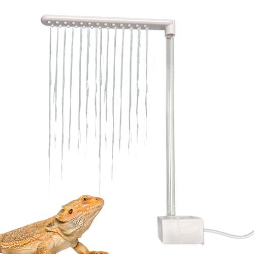 Opilroyn Reptilienbadzubehör, bärtiges Drachenbad Set,Badezubehör Duschkopf Bart Dragon Accessoires - Haustiervorräte, elektrische 360 ​​-Rotations -Duschkopf für kleine Tiere von Opilroyn