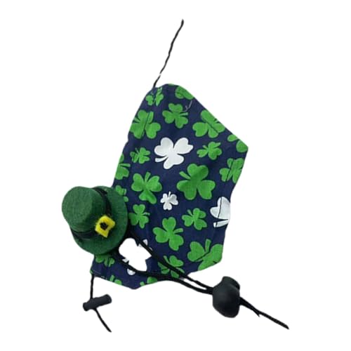 Opilroyn St. Patrick's Day Haustierkostüm, Cloak und Hut | Green Shamrock Muster Feiertagsbandanas und Hut,Irish Festival Cosplay -Kostüm, Kleintieranzug für Echsenhamster Leopard Gecko Opilroyn St. Patrick's Day Haustierkostüm, Cloak und Hut | Green Shamrock Muster Feiertagsbandanas und Hut,Irish Festival Cosplay -Kostüm, Kleintieranzug für Echsenhamster Leopard Gecko von Opilroyn