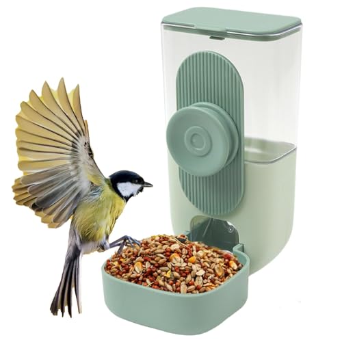 Opilroyn Vogelkäfig-Futterspender und Bewässerungsgeräte, transparent, automatischer Vogel-Wassertränker, Papageienfutterspender, Käfigzubehör für Nymphensittiche, Lovebirds und Wellensittiche Opilroyn Vogelkäfig-Futterspender und Bewässerungsgeräte, transparent, automatischer Vogel-Wassertränker, Papageienfutterspender, Käfigzubehör für Nymphensittiche, Lovebirds und Wellensittiche von Opilroyn