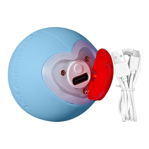 Opilroyn Zitterndes Ball-Spielzeug für Hunde, interaktiver Hundebalsam im Herzstil, USB, wiederaufladbar, Katzenspielzeug für Katzen und Welpen, um Spaß zu haben Opilroyn Zitterndes Ball-Spielzeug für Hunde, interaktiver Hundebalsam im Herzstil, USB, wiederaufladbar, Katzenspielzeug für Katzen und Welpen, um Spaß zu haben von Opilroyn