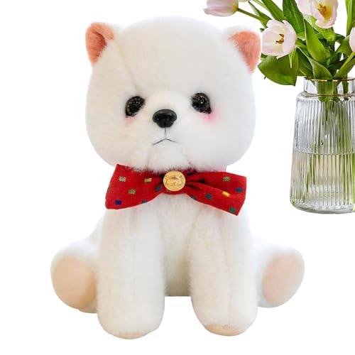 Plüschtier für Hunde, Plüschhund, Plüschtier für Welpen – Plüschspielzeug für Hunde mit Schleife, niedlich, sitzend, 23 cm / 9 cm Plüschtier für Hunde, Plüschhund, Plüschtier für Welpen – Plüschspielzeug für Hunde mit Schleife, niedlich, sitzend, 23 cm / 9 cm von Opilroyn