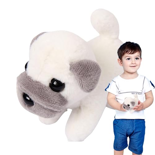 Plüschtier für Hunde, Plüschtiere für Hunde, kleine gefüllte Welpen-Ornamente, weicher Plüsch-Anhänger für Tischdekoration, Rucksack-Dekoration für Freunde und Plüschtier für Hunde, Plüschtiere für Hunde, kleine gefüllte Welpen-Ornamente, weicher Plüsch-Anhänger für Tischdekoration, Rucksack-Dekoration für Freunde und von Opilroyn