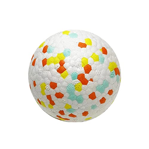 Quietschender Katzenball, Mundreinigungs-Kauball für Haustiere, flexibler Zahnungsball für Hunde, interaktiver, langlebiger Katzen-Hüpfball, leichter Haustier-Gummiball für mittelgroße und große Haust Quietschender Katzenball, Mundreinigungs-Kauball für Haustiere, flexibler Zahnungsball für Hunde, interaktiver, langlebiger Katzen-Hüpfball, leichter Haustier-Gummiball für mittelgroße und große Haust von Opilroyn