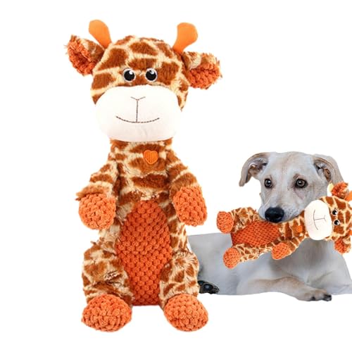 Quietschendes Hundespielzeug, Plüschhundespielzeug,Spielzeug zum Zahnen des Welpen in Tierform - Weiches Haustierspielzeug, Anreicherungsspielzeug für c Quietschendes Hundespielzeug, Plüschhundespielzeug,Spielzeug zum Zahnen des Welpen in Tierform - Weiches Haustierspielzeug, Anreicherungsspielzeug für c von Opilroyn