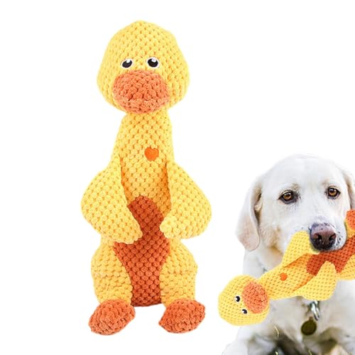 Quietschendes Hundespielzeug aus Plüsch, quietschendes Hundespielzeug | Spielzeug zum Zahnen von Welpen in Tierform – weiches Spielzeug für Haustiere, Spielzeug von von Opilroyn