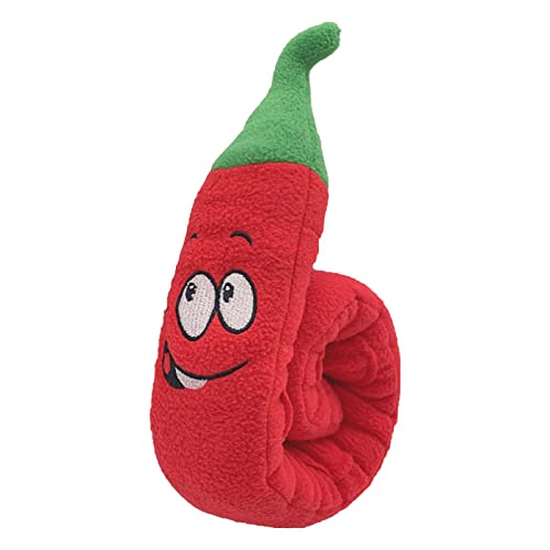 Schnüffelmatte für Hunde, Schnüffelmatte für Hunde, Chili-Form, Fleece-Schnupfmatte für Hunde, multifunktionales Hundespielzeug, tragbares Kauspielzeug Schnüffelmatte für Hunde, Schnüffelmatte für Hunde, Chili-Form, Fleece-Schnupfmatte für Hunde, multifunktionales Hundespielzeug, tragbares Kauspielzeug von Opilroyn