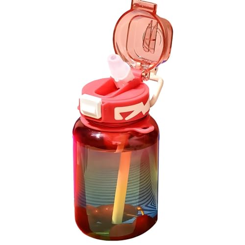 Sportflasche, Trinkflasche mit breiter Öffnung, 1000-ml-Sportflasche mit Strohhalm, spülmaschinenfester Sportbecher, Wasserflasche für Fitnessstudio, Radfahren, Laufen, Joggen, Schule, Outdoor-Fitness Sportflasche, Trinkflasche mit breiter Öffnung, 1000-ml-Sportflasche mit Strohhalm, spülmaschinenfester Sportbecher, Wasserflasche für Fitnessstudio, Radfahren, Laufen, Joggen, Schule, Outdoor-Fitness von Opilroyn