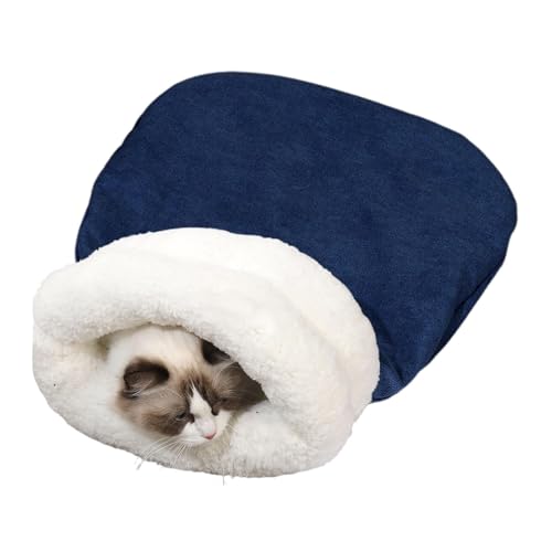 Warmer Katzenschlafsack, Schlafsack, gemütliches Hundebett, halbgeschlossenes Winterbett, Höhle zum Schlafen, Ausruhen, Nickerchen, Entspannen Warmer Katzenschlafsack, Schlafsack, gemütliches Hundebett, halbgeschlossenes Winterbett, Höhle zum Schlafen, Ausruhen, Nickerchen, Entspannen von Opilroyn