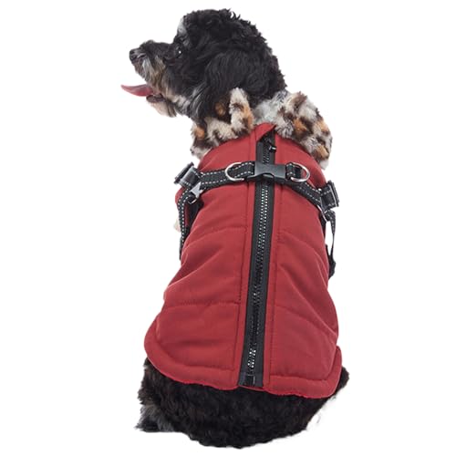 Wasserdichte Hundejacke, Winterjacke für Hunde, reflektierender Wintermantel für Hunde | Wintermantel für Hunde mit Reißverschluss auf der Rückseite für Camping, Laufen, Rand Wasserdichte Hundejacke, Winterjacke für Hunde, reflektierender Wintermantel für Hunde | Wintermantel für Hunde mit Reißverschluss auf der Rückseite für Camping, Laufen, Rand von Opilroyn