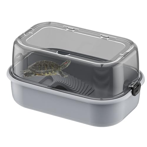 Wasserschildkröten -Kit - Habitat Tank, Reptilien -Terrarium -Starter | Transparentes Schildkrötenaquarium Mit Abflusssystem, Ackplattform Und Wasserzone Für Turtles Frösche Eidechsen Innen Innen Wasserschildkröten -Kit - Habitat Tank, Reptilien -Terrarium -Starter | Transparentes Schildkrötenaquarium Mit Abflusssystem, Ackplattform Und Wasserzone Für Turtles Frösche Eidechsen Innen Innen von Opilroyn