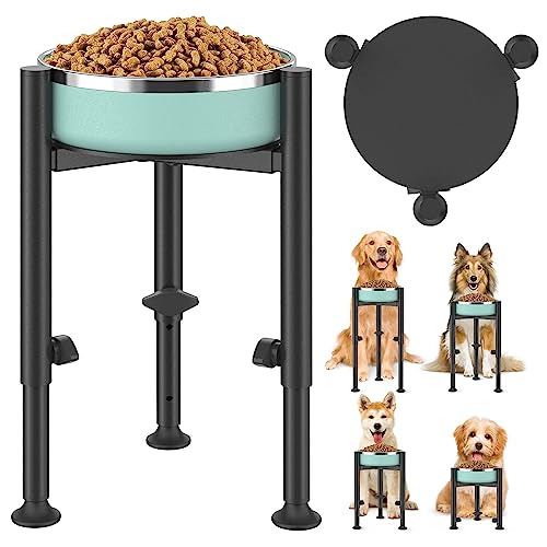 Verstellbarer erhöhter Hundenapfständer für Hunde – 4 Höhen, breit 12,7–25,4 cm – Oppro Einzelerhöhter Hundenapf, Wassernapf, Halter, verbesserter Metall-Futterspender mit Tablett für kleine, Verstellbarer erhöhter Hundenapfständer für Hunde – 4 Höhen, breit 12,7–25,4 cm – Oppro Einzelerhöhter Hundenapf, Wassernapf, Halter, verbesserter Metall-Futterspender mit Tablett für kleine, von Oppro