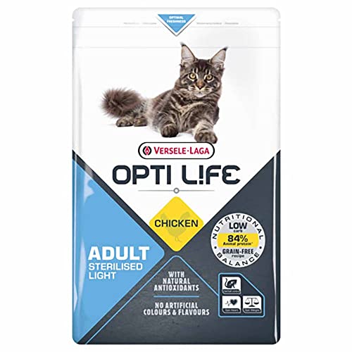 Opti Life Cat Trockenfutter für Katzen, Sterilised/Light von Opti Life