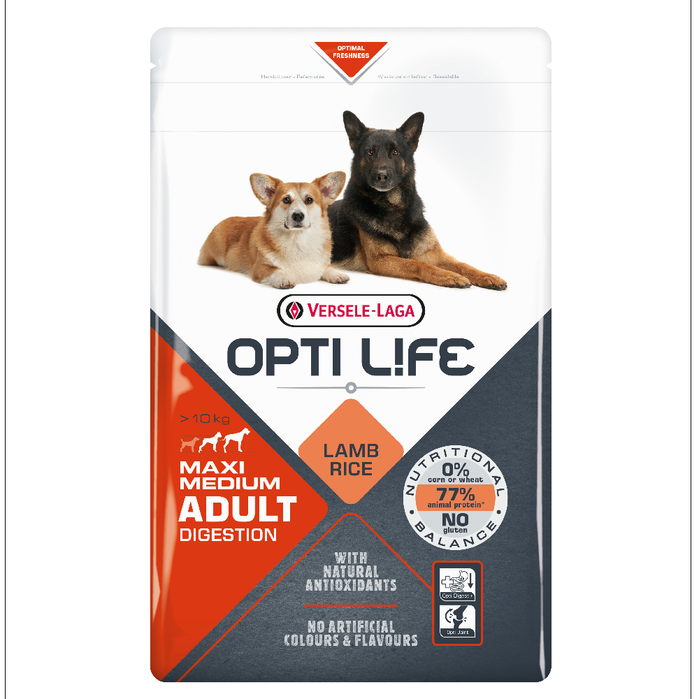 Opti Life Digestion Adult Medium & Maxi - 12,5 kg von Opti Life