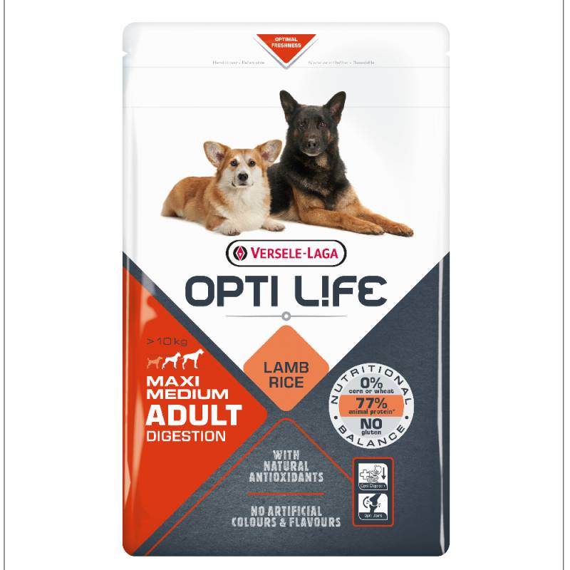 Opti Life Digestion Adult Medium & Maxi - 12,5 kg von Opti Life
