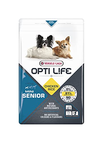 VERSELE-LAGA - Opti Life Senior Mini - Trockenfutter für ältere Hunde - Kleine Rassen - 7,5kg von Versele-Laga
