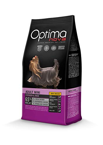 Optima Nova - Futter für kleine Erwachsene Hunde Mini Huhn und Reis von OPTIMANOVA