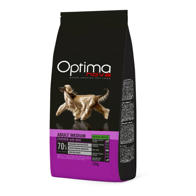 Optimanova Medium Adult Huhn & Reis - 12 kg von Optima