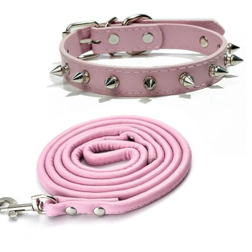 Harfe Spiked Nieten Leder Hundehalsbänder Pu Für Kleine Mittel Große Hunde Haustier Halsband Nieten Anti-Biss Haustier Produkte Halsband von Optxzn