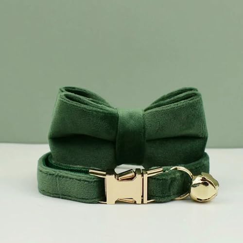 Samt Katzenhalsband Bowknot Personalisiertes Halsband für Katzen Katzenbedarf Katzenhalsbandgürtel mit Glöckchen und Schleife Samt Katzenhalsband Bowknot Personalisiertes Halsband für Katzen Katzenbedarf Katzenhalsbandgürtel mit Glöckchen und Schleife von Optxzn
