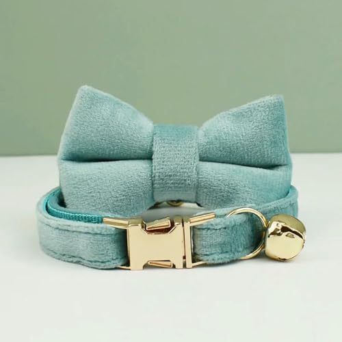 Samt Katzenhalsband Bowknot Personalisiertes Halsband für Katzen Katzenbedarf Katzenhalsbandgürtel mit Glöckchen und Schleife Samt Katzenhalsband Bowknot Personalisiertes Halsband für Katzen Katzenbedarf Katzenhalsbandgürtel mit Glöckchen und Schleife von Optxzn