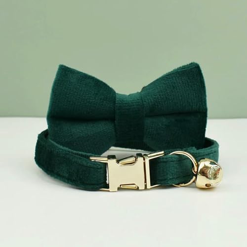 Samt Katzenhalsband Bowknot Personalisiertes Halsband für Katzen Katzenbedarf Katzenhalsbandgürtel mit Glöckchen und Schleife Samt Katzenhalsband Bowknot Personalisiertes Halsband für Katzen Katzenbedarf Katzenhalsbandgürtel mit Glöckchen und Schleife von Optxzn