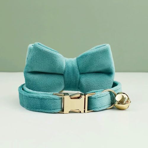 Samt Katzenhalsband Bowknot Personalisiertes Halsband für Katzen Katzenbedarf Katzenhalsbandgürtel mit Glöckchen und Schleife Samt Katzenhalsband Bowknot Personalisiertes Halsband für Katzen Katzenbedarf Katzenhalsbandgürtel mit Glöckchen und Schleife von Optxzn