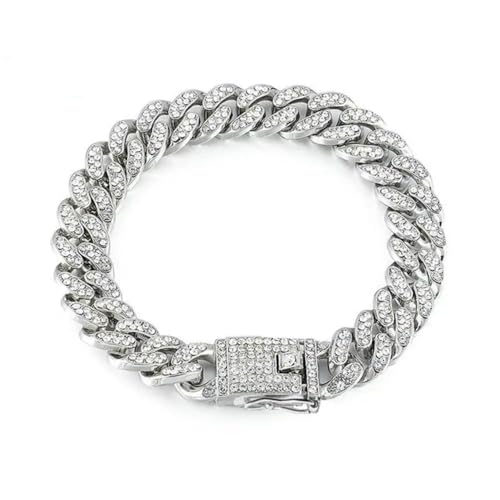 Strass Personalisierte Foto Requisiten Hundezubehör Haustierbedarf Kampf Halskette Halsband Halskette Hundeschmuck Haustier Kette Strass Personalisierte Foto Requisiten Hundezubehör Haustierbedarf Kampf Halskette Halsband Halskette Hundeschmuck Haustier Kette von Optxzn