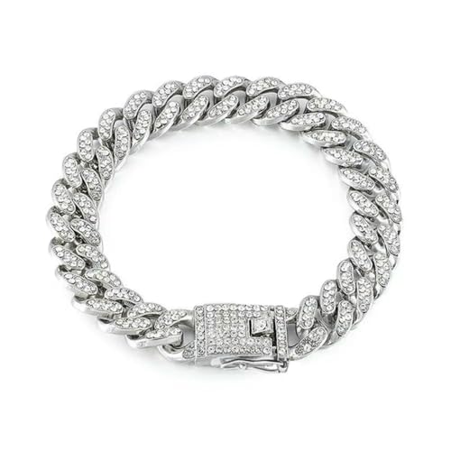 Strass Personalisierte Foto Requisiten Hundezubehör Haustierbedarf Kampf Halskette Halsband Halskette Hundeschmuck Haustier Kette Strass Personalisierte Foto Requisiten Hundezubehör Haustierbedarf Kampf Halskette Halsband Halskette Hundeschmuck Haustier Kette von Optxzn