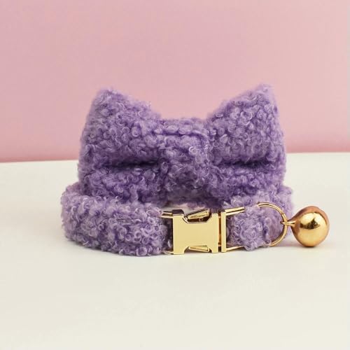 Teddy-Katzenhalsband mit Namensschild und Glöckchenfliege – Personalisierte, individuell gravierte Katzenhalsbänder für Katzen Teddy-Katzenhalsband mit Namensschild und Glöckchenfliege – Personalisierte, individuell gravierte Katzenhalsbänder für Katzen von Optxzn