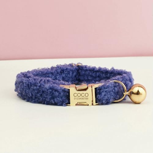 Teddy-Katzenhalsband mit Namensschild und Glöckchenfliege – Personalisierte, individuell gravierte Katzenhalsbänder für Katzen Teddy-Katzenhalsband mit Namensschild und Glöckchenfliege – Personalisierte, individuell gravierte Katzenhalsbänder für Katzen von Optxzn