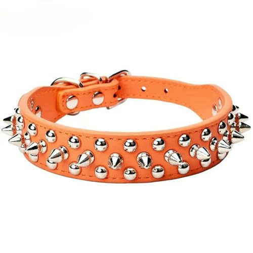 Verstellbares Hundehalsband aus Leder mit Umhängeband, PU-Leder, Punk-Nieten, Spikes, Hundehalsband für kleine Hunde und Katzen 1 Stück Verstellbares Hundehalsband aus Leder mit Umhängeband, PU-Leder, Punk-Nieten, Spikes, Hundehalsband für kleine Hunde und Katzen 1 Stück von Optxzn