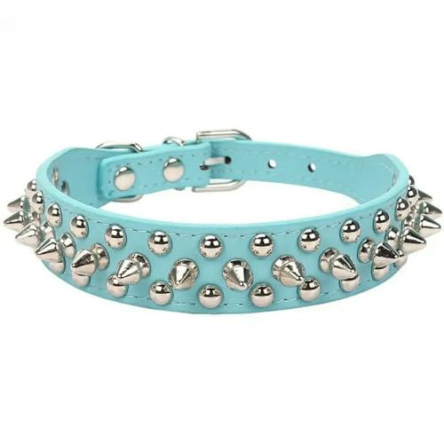 Verstellbares Hundehalsband aus Leder mit Umhängeband, PU-Leder, Punk-Nieten, Spikes, Hundehalsband für kleine Hunde und Katzen 1 Stück Verstellbares Hundehalsband aus Leder mit Umhängeband, PU-Leder, Punk-Nieten, Spikes, Hundehalsband für kleine Hunde und Katzen 1 Stück von Optxzn
