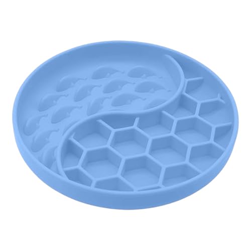 Anti-Slip, Slow Feeder Dog Bowl, Puzzle Dog Food Dish, 17,5 x 18,5 x 4,5 cm, praktisch, kompakt, Anti- , Silikon, Haustierschüssel, interaktives Feeding für kleine und mittlere Brötchen Anti-Slip, Slow Feeder Dog Bowl, Puzzle Dog Food Dish, 17,5 x 18,5 x 4,5 cm, praktisch, kompakt, Anti- , Silikon, Haustierschüssel, interaktives Feeding für kleine und mittlere Brötchen von Opvonxeh
