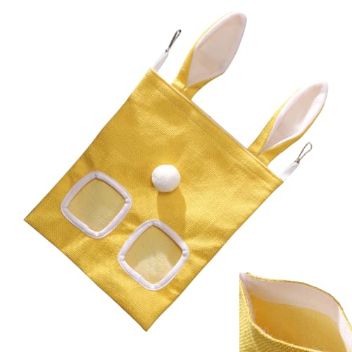 Bunny Hay Feeder, großes Feeding Bag, 40 x 24 cm, für Bohrungen, Kleintiere, Zubehör für Chinchilla, Hamster, Bunny Pet Cage Bedding Food Treat Supplies Bunny Hay Feeder, großes Feeding Bag, 40 x 24 cm, für Bohrungen, Kleintiere, Zubehör für Chinchilla, Hamster, Bunny Pet Cage Bedding Food Treat Supplies von Opvonxeh