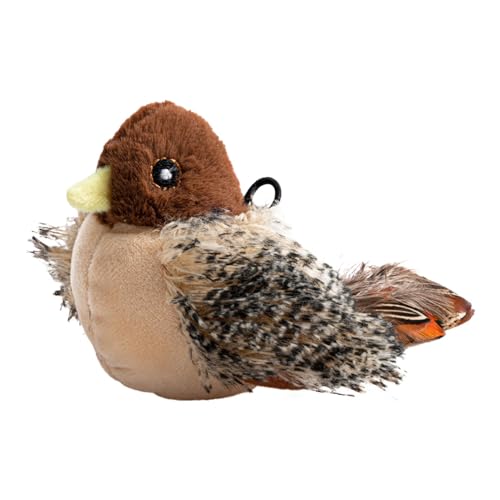 Chirping Cat Toy, Cat Chew Trainingsspielzeug, Touch Activated Animal Toy, Interactive Cat Toy, Animal Sounds Cat Toy, Hunting Toys, Plush Cat Übungsspielzeug, Pet Stimulation Toys, Engaging Cat Chirping Cat Toy, Cat Chew Trainingsspielzeug, Touch Activated Animal Toy, Interactive Cat Toy, Animal Sounds Cat Toy, Hunting Toys, Plush Cat Übungsspielzeug, Pet Stimulation Toys, Engaging Cat von Opvonxeh