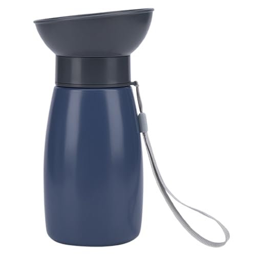 Dog Water Bottle, Pet Hydration Dispenser, Leak-Proof Travel Container, Outdoor Drinking Feeder, Compact 600ml Bottle for Hiking Running Park Walks Road Trip Camping, 4.09 x 7.87 inches von Opvonxeh
