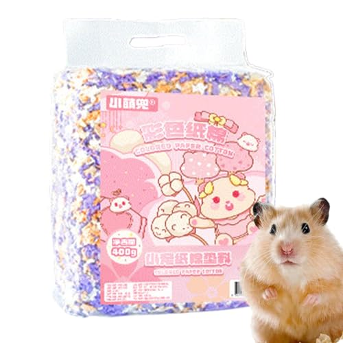 Gerbil Bedding Material, natürliches Hamster-Fluff, Chinchilla-Bettwäsche, Rabbit Paper Litter, Odor Control Bedding, Tierbett, Hamster Bedding Alternative, Haustierbett für Hedgehogs Gerbil Bedding Material, natürliches Hamster-Fluff, Chinchilla-Bettwäsche, Rabbit Paper Litter, Odor Control Bedding, Tierbett, Hamster Bedding Alternative, Haustierbett für Hedgehogs von Opvonxeh