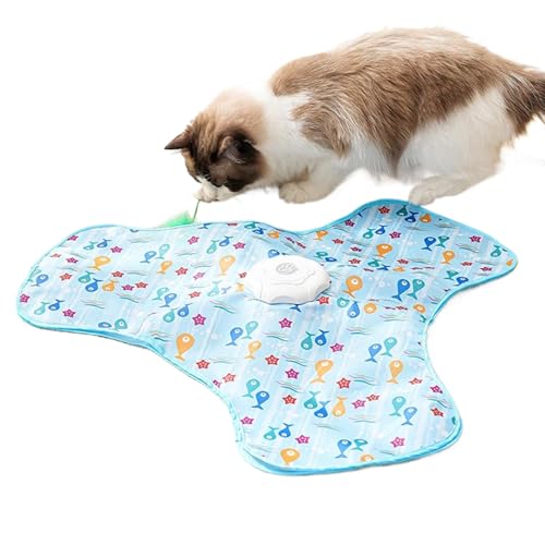 Interactive Cat Toys, Automatic Pet Game Device, Rechargeable Concealed Motion Toy, Stimulates Active Play and Exercise, Ideal for Indoor Cats, Home, Daily Entertainment, 25.59 Inches von Opvonxeh