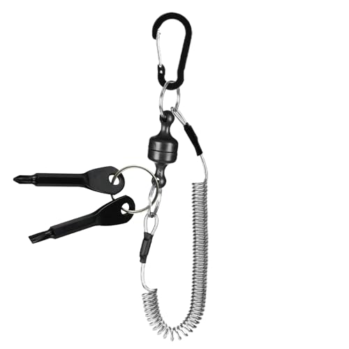 Magnetic Fishing Net Retractor, Trout Fish Gear, Quick Release Fishes Carabiner Tools, Backpacking Excursions, Charter Family Trips, Outdoor Accessory, Convenient Hook Tool von Opvonxeh
