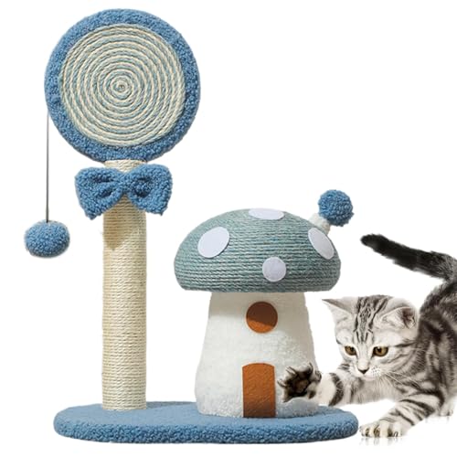 Mushroom Cat Climbing Tower, Interactive Toy Tree, Indoor Scratch Post, Multi-Functional Mushroom Poles,14.76x11.22x21.26 Inches Sisal Scratcher Board, Perfect for Living Room Mushroom Cat Climbing Tower, Interactive Toy Tree, Indoor Scratch Post, Multi-Functional Mushroom Poles,14.76x11.22x21.26 Inches Sisal Scratcher Board, Perfect for Living Room von Opvonxeh