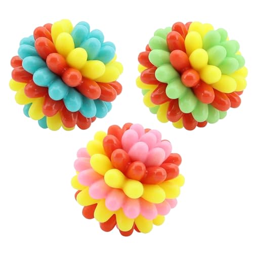 Opvonxeh Ball Toys für Hunde | interaktiver Ball für aggressive Hunde – Zubehör für Welpen, Übungsspielzeug, Reichtum, Training, Rasse, klein und groß von Opvonxeh