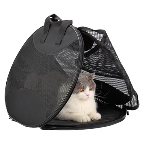 Opvonxeh Cat Carry Bag, Mesh Pet Carrier, Breathable Portable Lightweight Pouch for Outdoor Travel, Hiking, Small Dogs, Kitten, Puppy Storage, Convenient Handheld Carrier Vet Visits, Trips Opvonxeh Cat Carry Bag, Mesh Pet Carrier, Breathable Portable Lightweight Pouch for Outdoor Travel, Hiking, Small Dogs, Kitten, Puppy Storage, Convenient Handheld Carrier Vet Visits, Trips von Opvonxeh