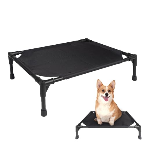 Opvonxeh Großes Hundebett, tragbar, Camping, Haustierbett mit abnehmbarem Baldachin, 52 x 18 cm, Oxford-Stoff, Tragetasche für Outdoor, Iron, Oxford-Stoff, Perlmutt Opvonxeh Großes Hundebett, tragbar, Camping, Haustierbett mit abnehmbarem Baldachin, 52 x 18 cm, Oxford-Stoff, Tragetasche für Outdoor, Iron, Oxford-Stoff, Perlmutt von Opvonxeh
