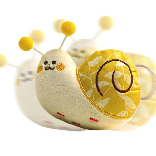 Opvonxeh Hundespielzeug, beruhigendes Kauspielzeug, Puppy Teething Aid, Soft Snail Shape, Teeth Cleaning Feature, Small Size, Ideal for Aggressive Chewers and Pet Playtime von Opvonxeh