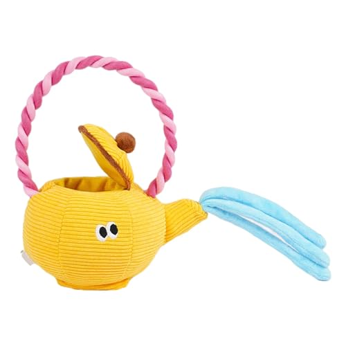 Opvonxeh Hundespielzeug mit Seilgriff, buntes Spielzeug für Hunde, interaktives Hundespielzeug, lustiges Teapot Shape, Plüschtier, interaktives Hundespielzeug für kleine Hunde, Bite Toy für Opvonxeh Hundespielzeug mit Seilgriff, buntes Spielzeug für Hunde, interaktives Hundespielzeug, lustiges Teapot Shape, Plüschtier, interaktives Hundespielzeug für kleine Hunde, Bite Toy für von Opvonxeh