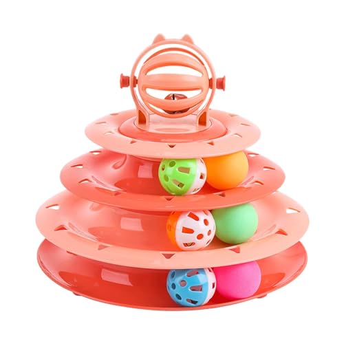 Opvonxeh Interactive Cat Toy Turntable, Pet Cat Turntable Ball, 4-Tier Tower Cat Toy, Cat Ball Toy for Mental Exercise, Indoor Cat Toy for Physical Activity, Outdoor Cat Toy for Mental Stimulation Opvonxeh Interactive Cat Toy Turntable, Pet Cat Turntable Ball, 4-Tier Tower Cat Toy, Cat Ball Toy for Mental Exercise, Indoor Cat Toy for Physical Activity, Outdoor Cat Toy for Mental Stimulation von Opvonxeh