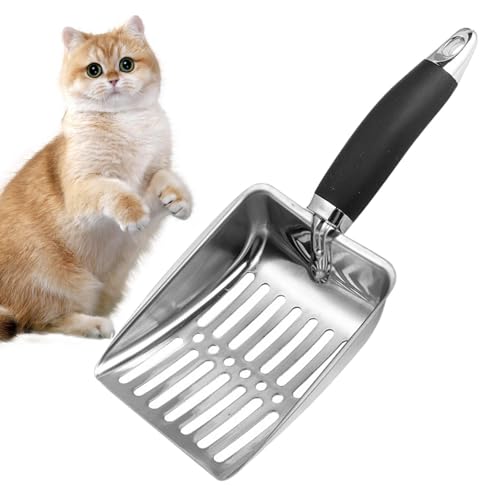 Opvonxeh Litter Box Scooper, Edelstahl, Deep Scoop, Cat Litter Scoop, Pet Cat Breeding Tool, Wide Capacity Litter Shovel, Heavy-Duty Litter Scoop, Cat Cleaning Supplies, Ergonomic Litter Shovel Opvonxeh Litter Box Scooper, Edelstahl, Deep Scoop, Cat Litter Scoop, Pet Cat Breeding Tool, Wide Capacity Litter Shovel, Heavy-Duty Litter Scoop, Cat Cleaning Supplies, Ergonomic Litter Shovel von Opvonxeh