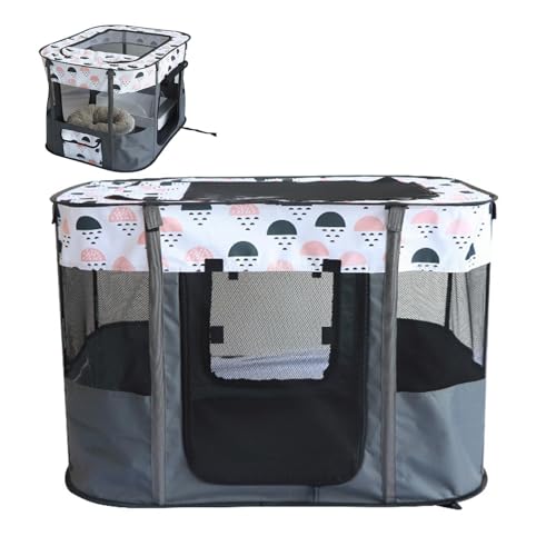 Pet Playpen, tragbare Katzenspielzeuge, Hundetrainer, faltbar, Puppy Playpen, Dog Playpen Kennel, faltbar, Haustierkrate, Katzenspielzelt, kleines Tierspielzeug, Haustierkrate für kleine Tiere Pet Playpen, tragbare Katzenspielzeuge, Hundetrainer, faltbar, Puppy Playpen, Dog Playpen Kennel, faltbar, Haustierkrate, Katzenspielzelt, kleines Tierspielzeug, Haustierkrate für kleine Tiere von Opvonxeh