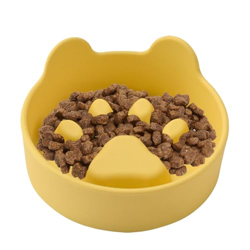 Slow Feeder Dog Bowls, Paw Safe Anti-Choking Dishes, Silikon, rutschfest, für kleine Hunde, große Hunde, Katzen, Puppies, Kitten, Förderung der gesunden Verdauungsgegenstände Slow Feeder Dog Bowls, Paw Safe Anti-Choking Dishes, Silikon, rutschfest, für kleine Hunde, große Hunde, Katzen, Puppies, Kitten, Förderung der gesunden Verdauungsgegenstände von Opvonxeh